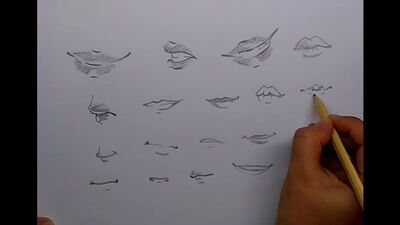Нарисовать губы аниме Как нарисовать рот Аниме рисунки карандашом