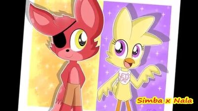 Foxy x Chica Five Night's At Freddy's Everytime We Touch