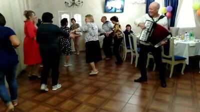 Аккордеонист Николай Донецкий - "Гуцульская полька". Супер!!! Музыкант на юбилее (live) г.Казань