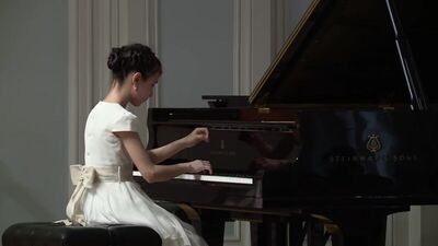 Александра Довгань. Выступление на конкурсе Grand Piano Competition