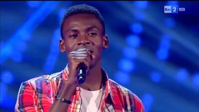 Charles Kablan с песней Адель "Hello" на слепых прослушиваниях проекта #Голос Италия