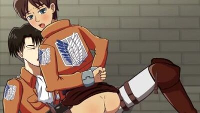 Attack on Titan gay sex animation by Lustrous