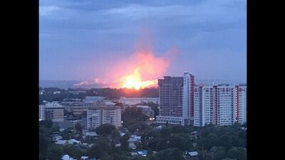 Пороховой завод в Казани опять загорелся
