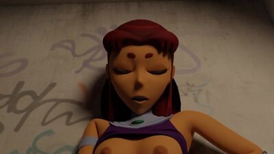 Raven x Starfire Teen Titans Hmvpmv