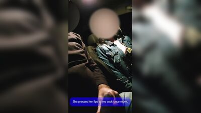 Married pays uber trip with blowjob