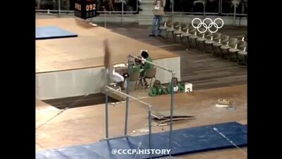 СССР 1972 год. Советский спорт. Олимпиада -72 в Мюнхене. Петля Корбут