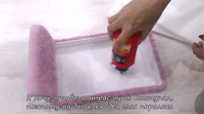 Кровать для кукол Барби, Монстер Хай и.т.д._Bed for dolls Barbie, Monster High, etc