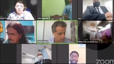 Сескс во время совещания совета в Рио по проблемам питания студентов во время пандемии
