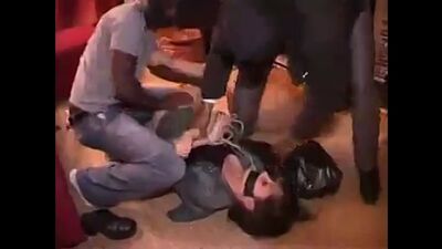 Kidnapped in the street by black guys and rape / Похищение и изнасилование черными извергами