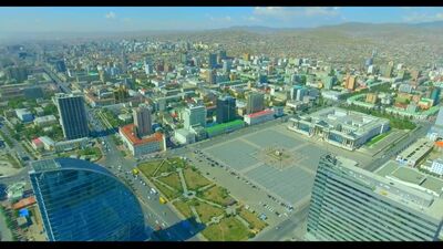 Ulaanbaatar, Mongolia DRONE TIME LAPSE PHANTOM 4