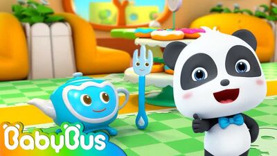 Baby Tea Party Song | Big and Small Song | Nursery Rhymes | Kids Songs | BabyBus