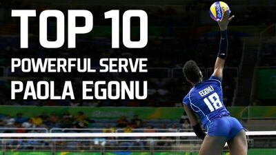 TOP 10 Powerful SERVE by Paola Egonu