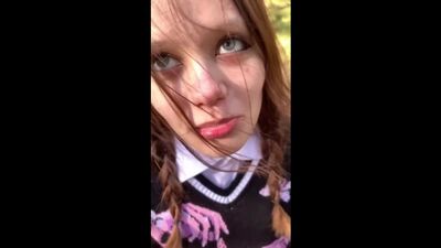 Дал в рот в лесу