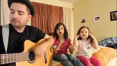 Jorge, Alexa and Eliana Narvaez/daddy & daughters