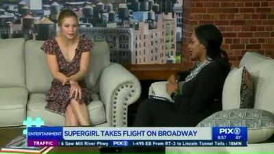 Supergirl actress Melissa Benoist stars as Carol King in Broadway show Beautiful. - Source