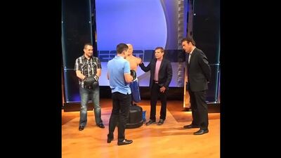 GGG with Julio Cesar Chavez and Marco Antonio Rubio by ESPN in Los Angeles
