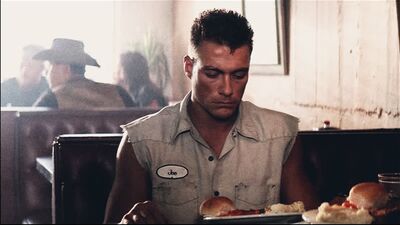 Scene in the diner / Universal Soldier (1992) / I just want to eat / #best #moments #film #movie #nostalgia