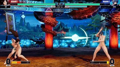 The King Of Fighters XV — Nude Mod (Mai Shiranui VS Leona)
