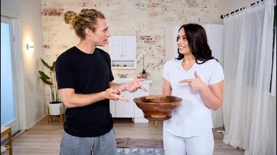 Sophia Burns - Decompression Session [2022, Teen, Massage, Oil, Big Ass, Blowjob, Hardcore, All Sex, 1080p HD]