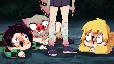 Giyuu Shinobu fighting animation