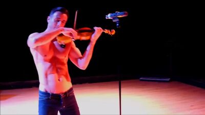 Shirtless Violinist - I Dreamed a Dream (Les Miserables)