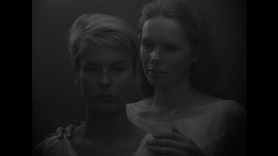 Персона / Persona, 1966, Ingmar Bergman - Mirror scene - Starring Liv Ullmann and Bibi Andersson