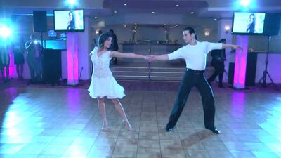 Amanda Figueroa Sweet 16 sixteen Dance mixbachata_salsa_ with Ernesto Palma