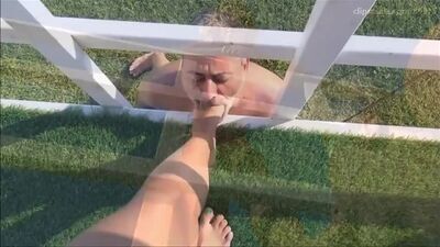 Italian Goddess Gabriella mistress foot gagging compilation
