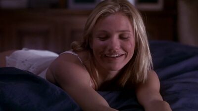 Кэмерон Диас (Cameron Diaz) голая в фильме «Ванильное небо» (2001)