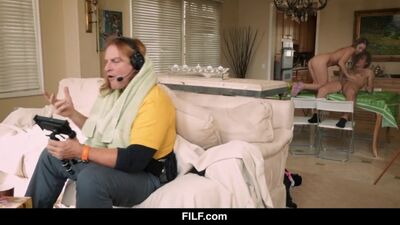 STEPDAUGHTER JILL KASSIDY SAYS FUCK FOOTBALL! CUM FUCK ME INSTEAD STEPBRO