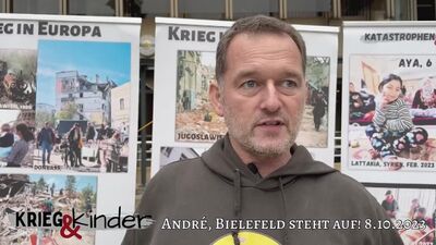 Bielefeld - unsere Ausstellung&mahnwache ist nun auch in Bielefeld gewesen!
