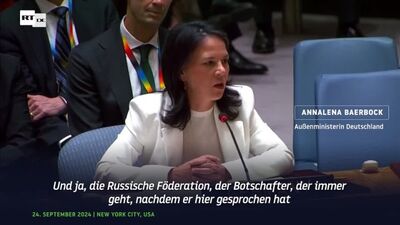 "Mädchen entführen und sich dahinter verstecken" – Baerbock greift Russland im UN-Sicherheitsrat an