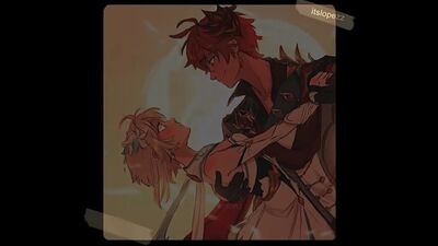 [ Genshin Impact - Child Tartaglia & Lumine (chilumi) - edit ]