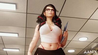 Три члена в очко. Hentai 3D без цензуры. хентай 20