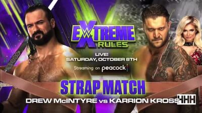 Drew McIntyre vs. Karrion Kross - Strap Match Extreme Rules 2022