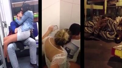 Секс в публичном месте (трахаются на публике). Подборка