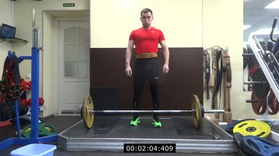 Арман, становая тяга 67.5 кг