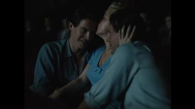 Ana De Armas getting fingered in a threesome from Blonde(2022)