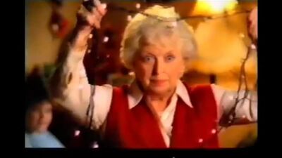 Woolworths Christmas advert 2001 June Whitfield