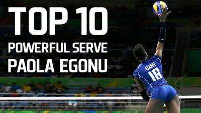 Paola Egonu - incredible Powerful SERVE (ACE). Womens Volleyball