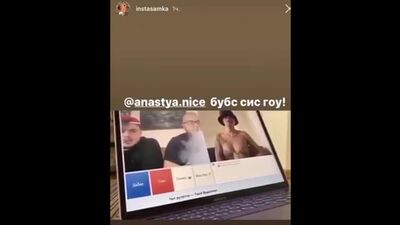 Инстасамка показала сиськи в чат-рулетке.Пошлый видеочат