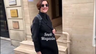 Doğum için gün sayan Bergüzar Korel, Nişantaşında görüntülendi