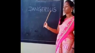 Indian Teacher pronounces Dangerous.mp4