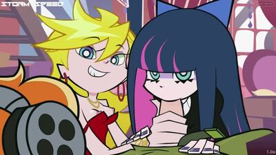 Panty And Stocking With Garterbelt (Труська, Чулка и присвятой Подвяз) by Zone HD720p