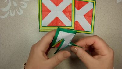 Новогодние, елочные фонарики из бумаги, Мк _ DIY Christmas Paper Crafts, New Year paper Ornaments