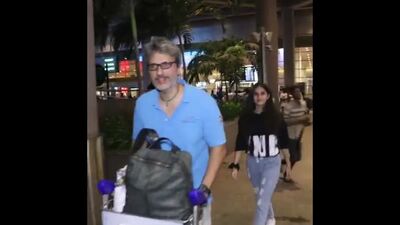 Meet Raveena Tandon's daughter Rasha Thadani. Clicked last night at the Airport with dad Anil Thadani