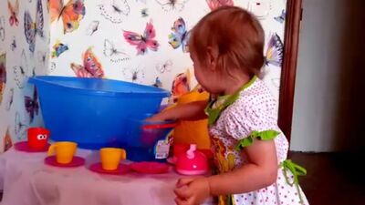 ♥ Алиса свинка пеппа, Маша и медведь пьют чай. Alice Peppa pig, Masha and the bear drinking tea