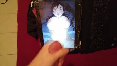 Сопля Amaya Haruko, хентай в аниме, трибьют спермы. грязный разговор
