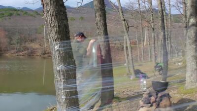 БАНЯ из стрейч пленки за 2 часа. Походная баня. Баня палатка