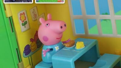 Свинка Пеппа и домик на дереве. Обзор игрушки на русском языке. Peppa Pig Tree House